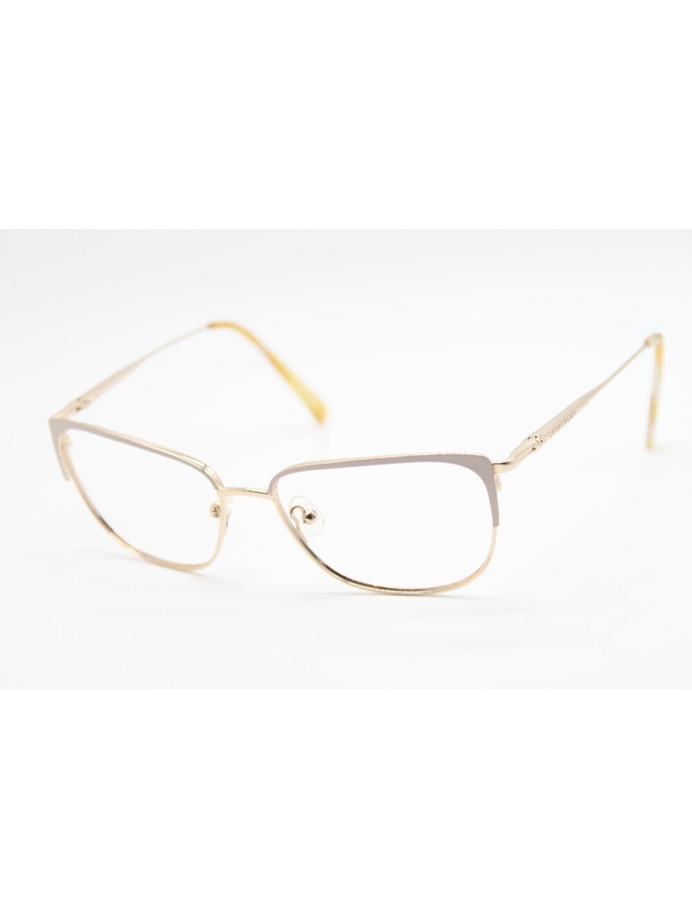 NEW LONGCHAMP LO2144 107 WHITE GOLD BROWN AUTHENTIC EYEGLASSES 54-15
